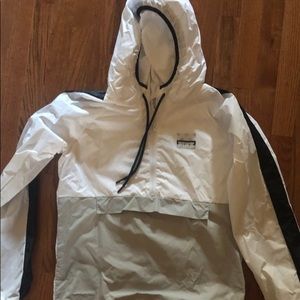 Pink windbreaker. Hoodie XS.